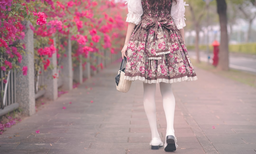 Photo polka dot dress