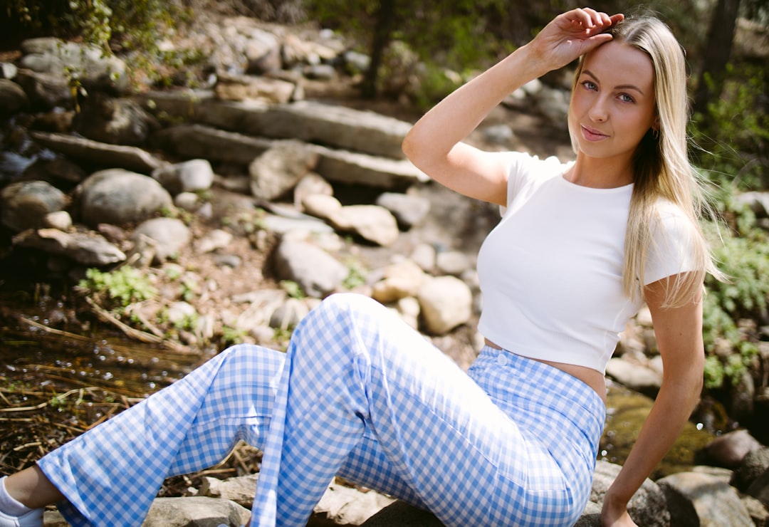 Photo blue pants